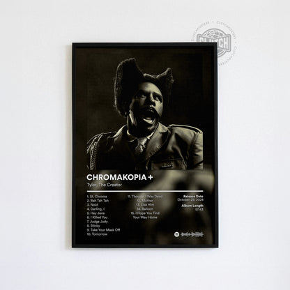 Tyler The Creator 'Chromakopia Plus' Album Poster