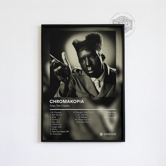 Tyler The Creator 'Chromakopia' Album Poster
