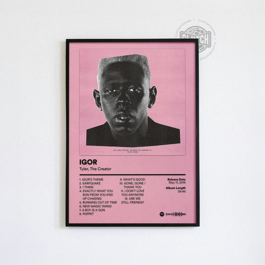 Tyler The Creator 'Igor' Album Poster