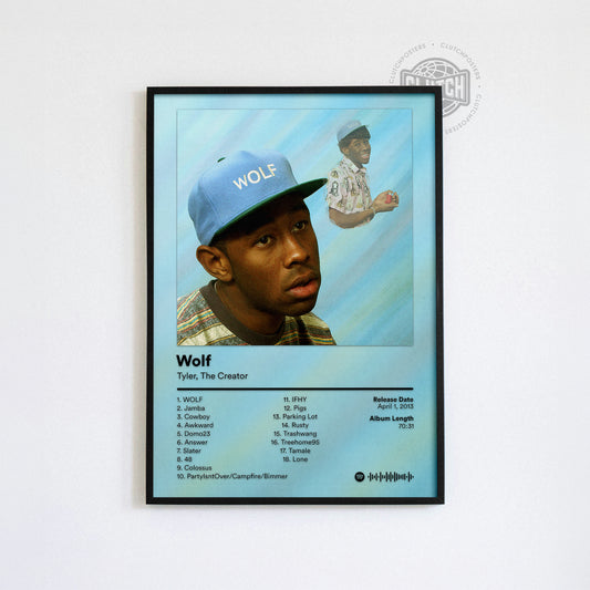 Tyler The Creator 'Wolf' Album Poster