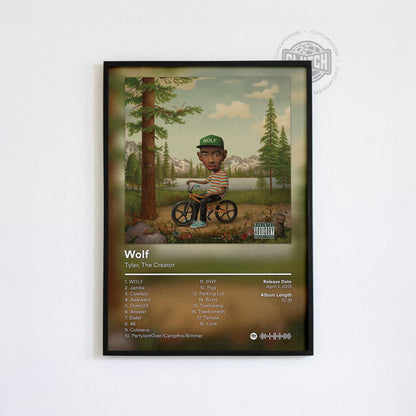 Tyler The Creator 'Wolf' Album Poster