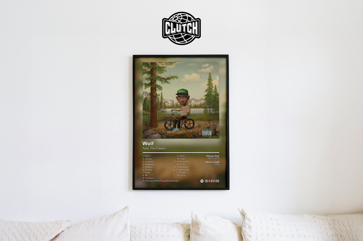 Tyler The Creator 'Wolf' Album Poster