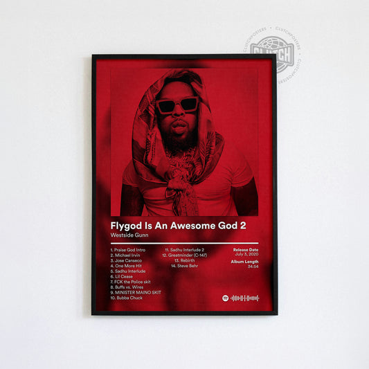 Westside Gunn 'Flygod Is An Awesome God 2' Album Poster