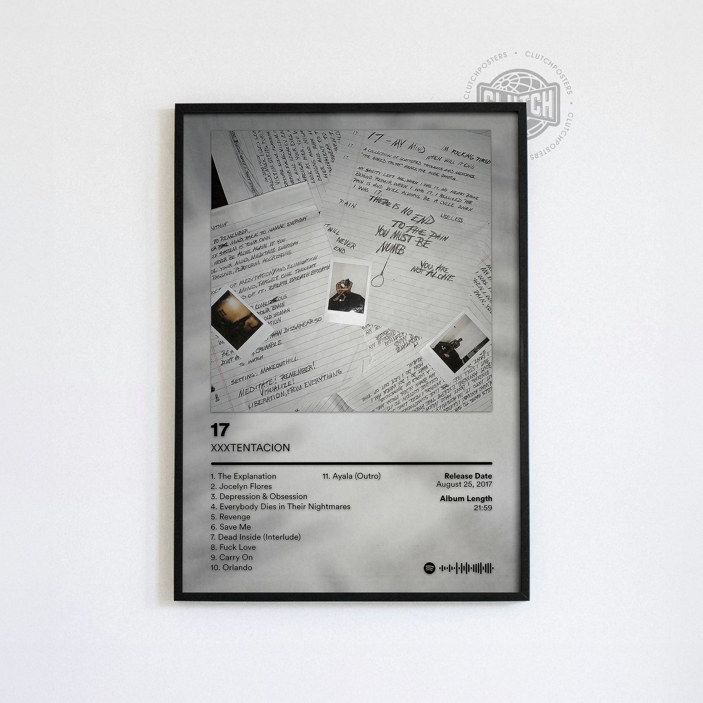 XXXTENTACION '17' Album Poster