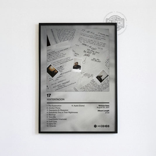 XXXTENTACION '17' Album Poster