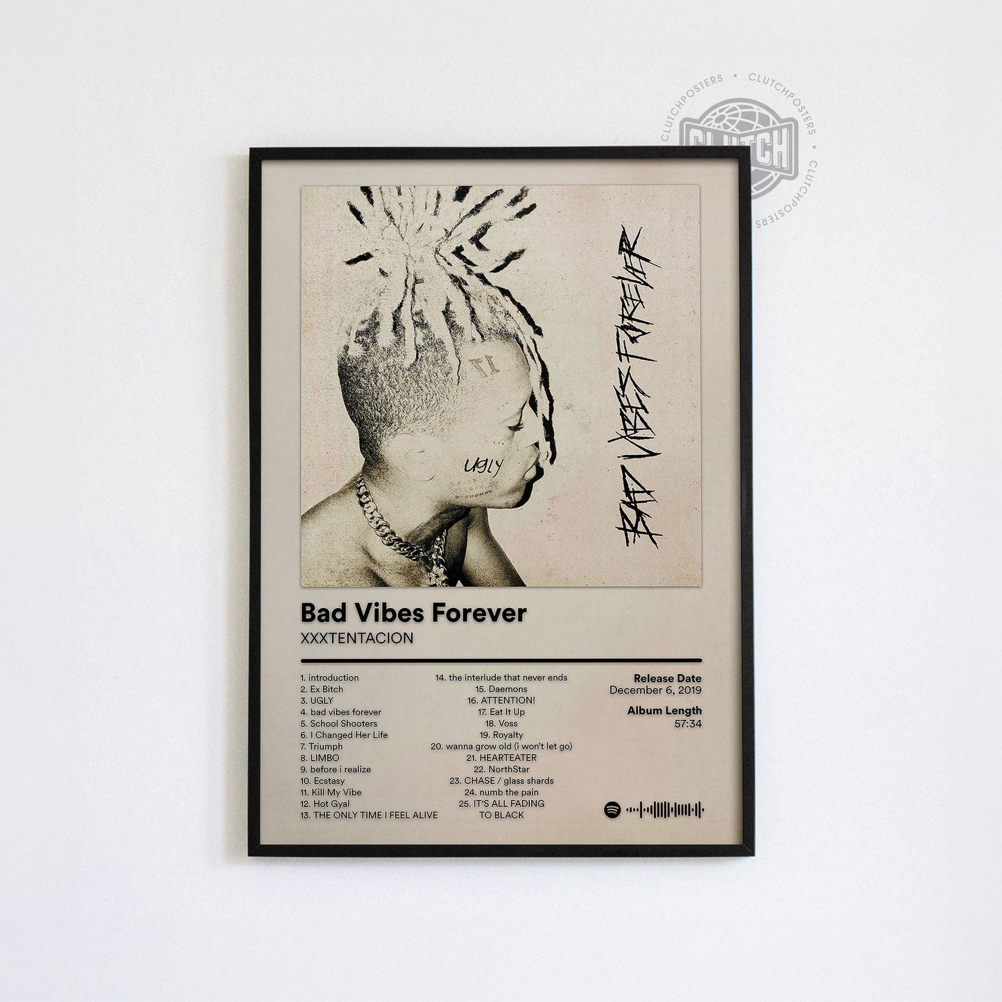 XXXTENTACION 'Bad Vibes Forever' Album Poster