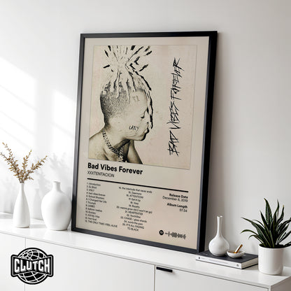 XXXTENTACION 'Bad Vibes Forever' Album Poster