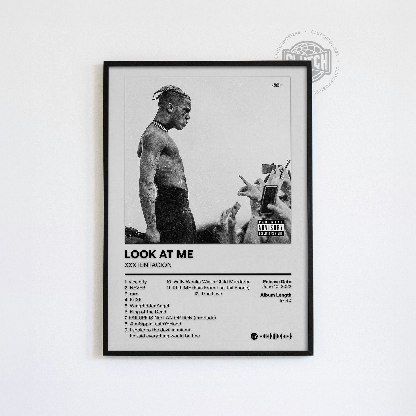 XXXTENTACION 'Look At Me' Album Poster