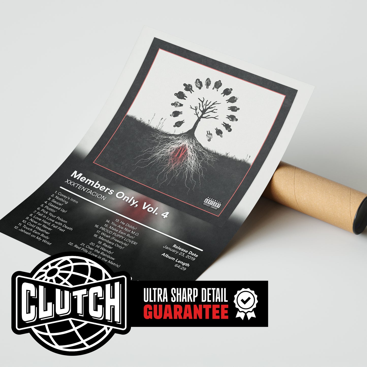 XXXTENTACION 'Members Only, Vol. 4' Album Poster