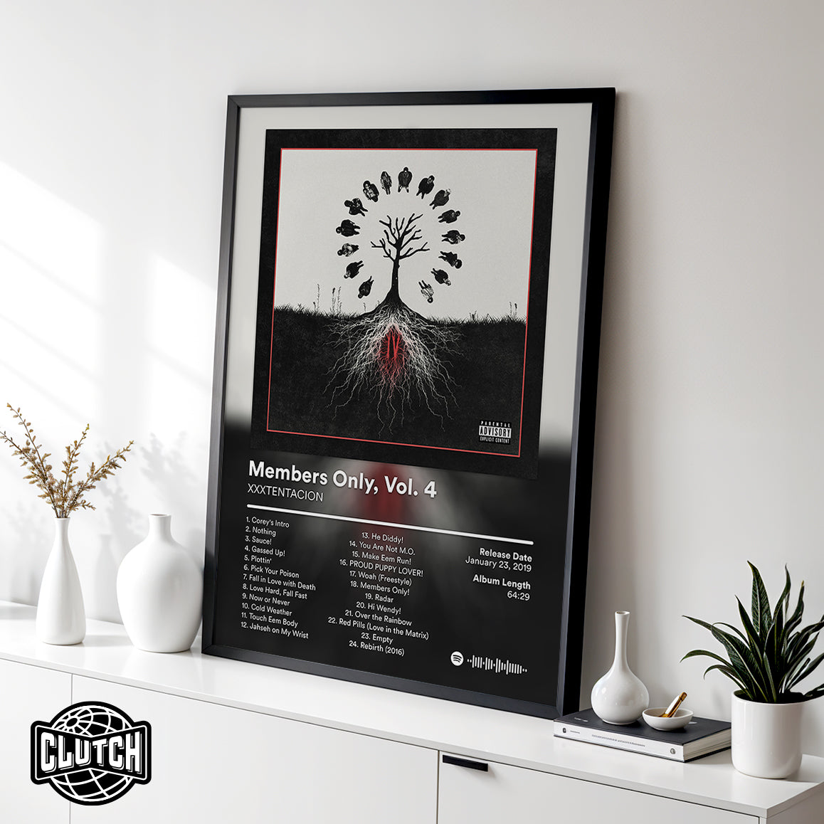 XXXTENTACION 'Members Only, Vol. 4' Album Poster