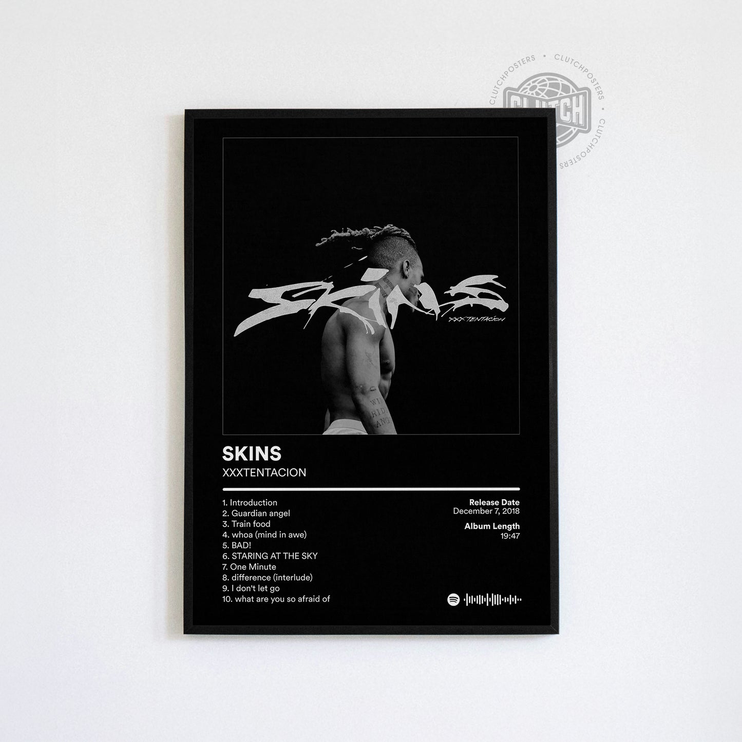 XXXTENTACION 'Skins' Album Poster