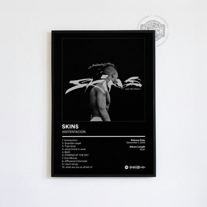 XXXTENTACION 'Skins' Album Poster