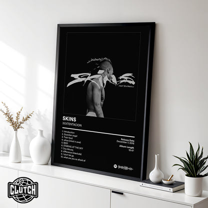 XXXTENTACION 'Skins' Album Poster