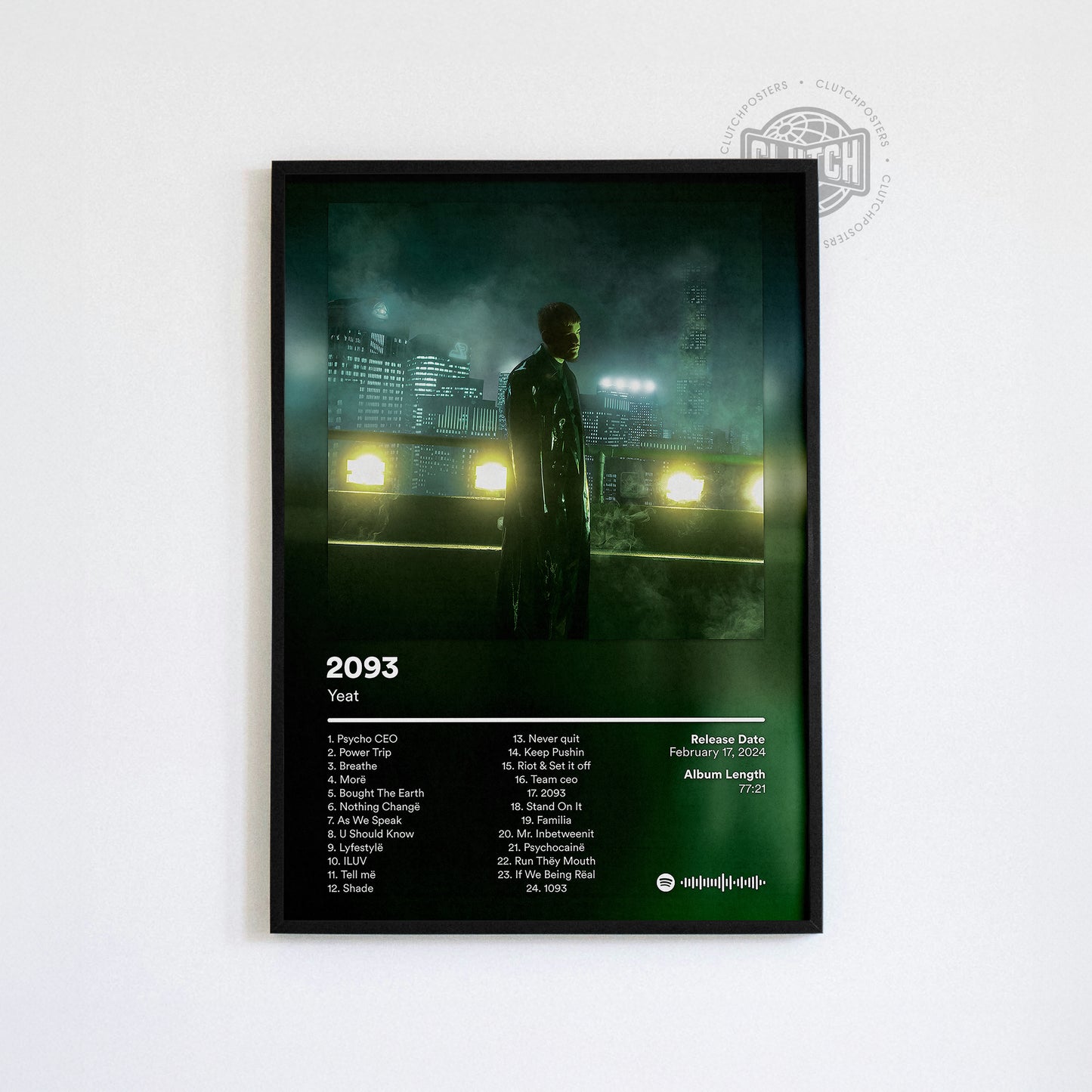 Yeat '2093' Album Poster