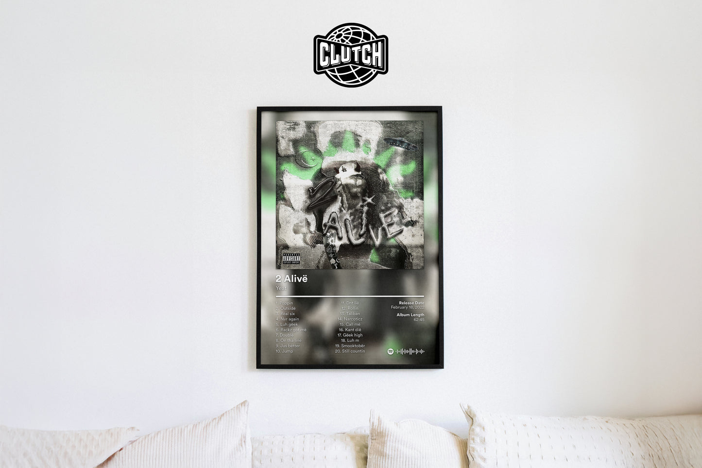 Yeat '2 Alive' Album Poster