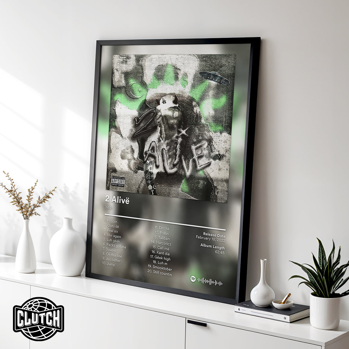 Yeat '2 Alive' Album Poster