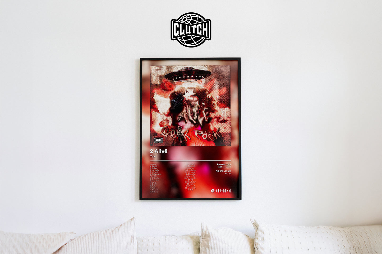 Yeat '2 Alive' (Deluxe) Album Poster