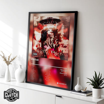 Yeat '2 Alive' (Deluxe) Album Poster