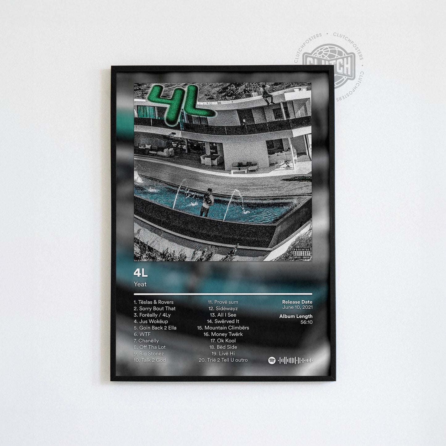 Yeat '4L' Album Poster