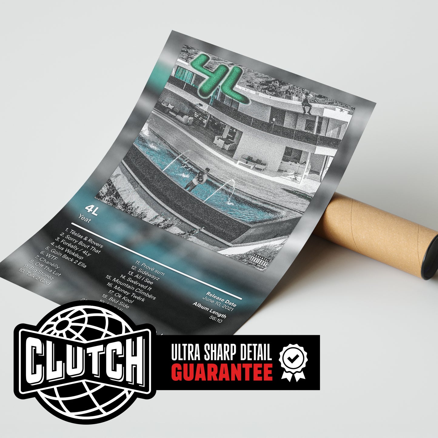 Yeat '4L' Album Poster