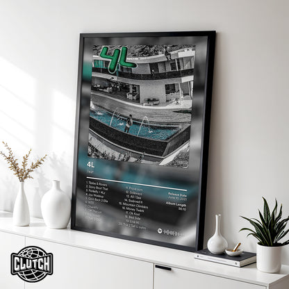 Yeat '4L' Album Poster