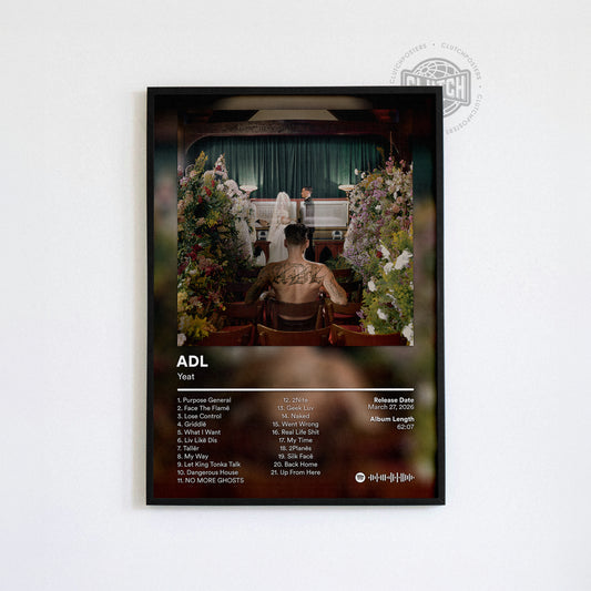 Yeat 'ADL' Album Poster