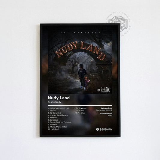 Young Nudy 'Nudy Land' Album Poster