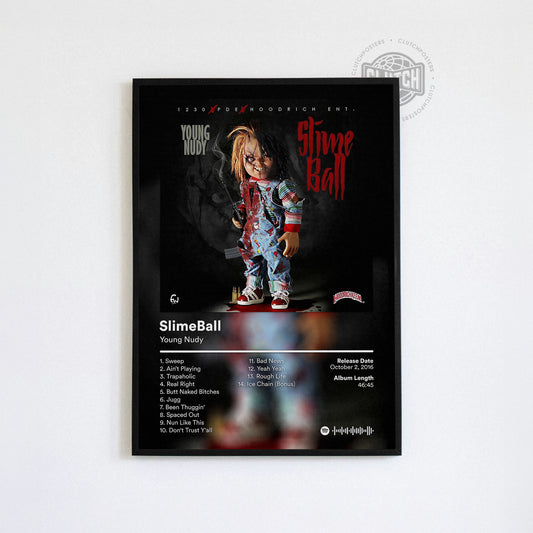 Young Nudy 'Slimeball' Album Poster