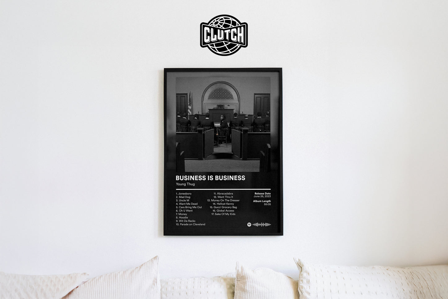 Young Thug 'BUSINESS IS BUSINESS' Album Poster