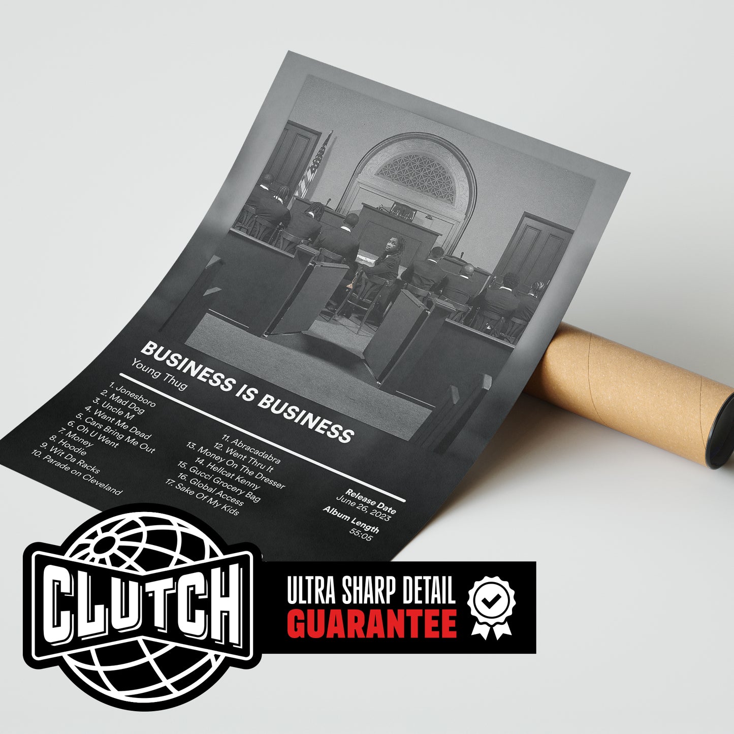 Young Thug 'BUSINESS IS BUSINESS' Album Poster