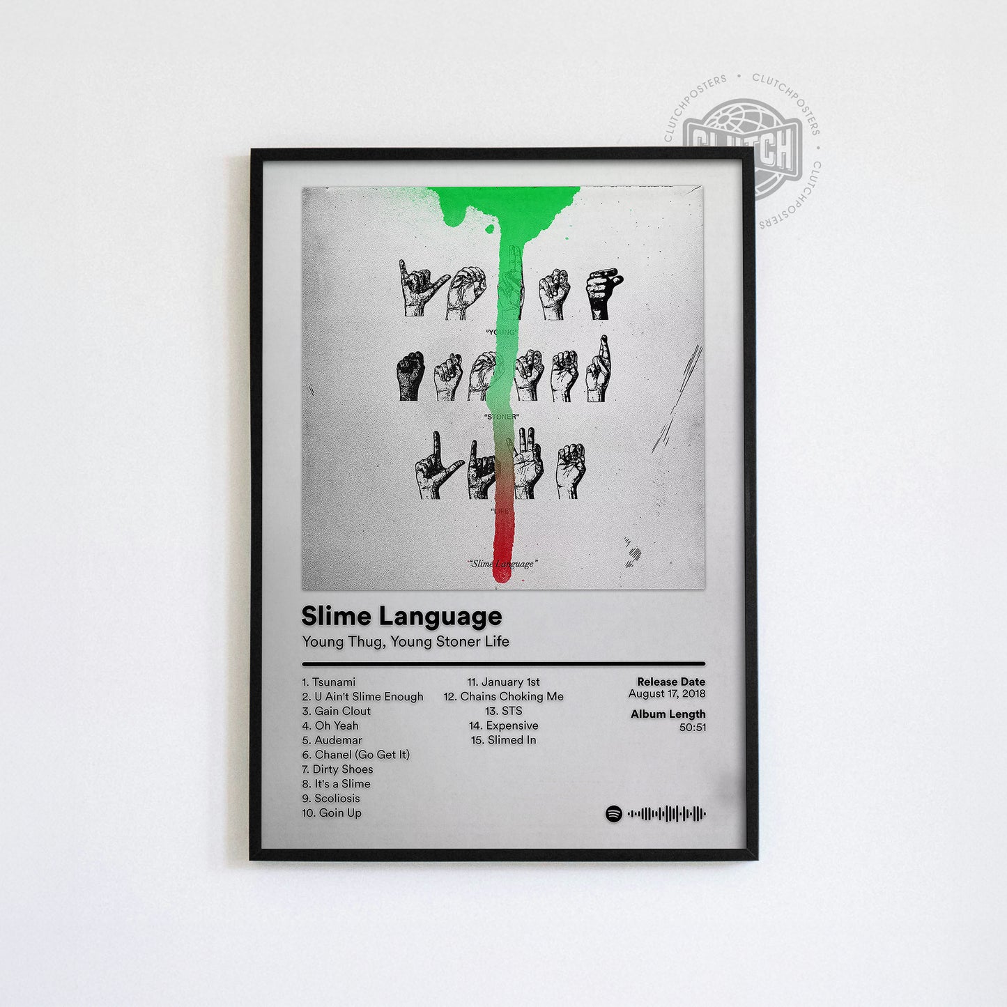 Young Thug 'Slime Language' Album Poster