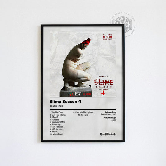 Young Thug 'Slime Season 4' Album Poster