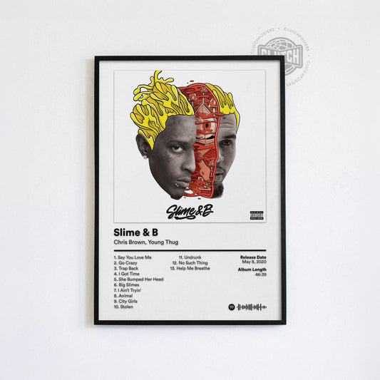 Young Thug 'Slime & B' Album Poster